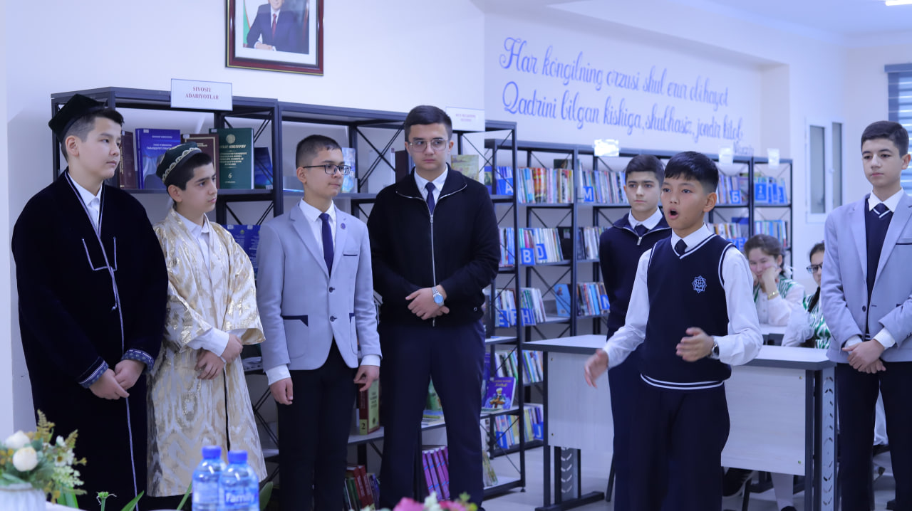 “Ma’rifat ulashib” loyihasi doirasida ijodkor Mengnor Ollomurodov Xorazmda