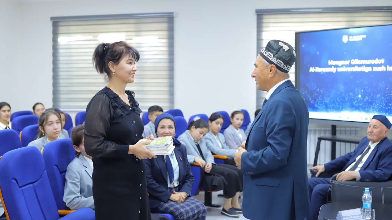 “Ma’rifat ulashib” loyihasi doirasida ijodkor Mengnor Ollomurodov Xorazmda